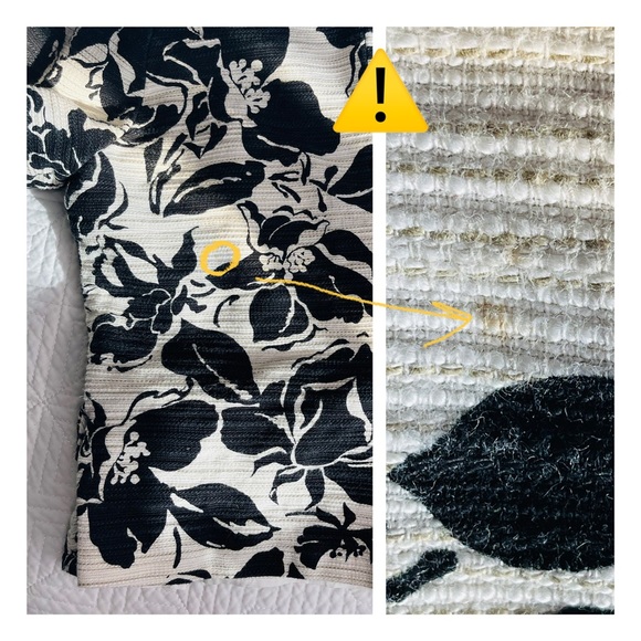 ECI New York - Floral Ruffled Linen Blazer Jacket 6 - Picture 9 of 10